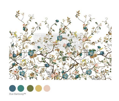 Blue Vine- Redesign with Prima LARGE Decor Transfer Q3 2025