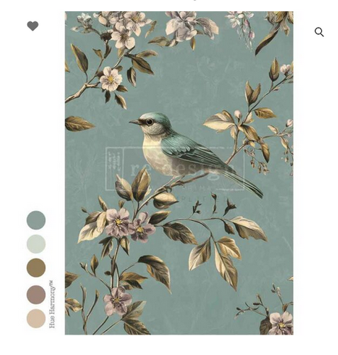 Blue Song A1 - Redesign with Prima Decor Decoupage Paper A1 Q3 2025
