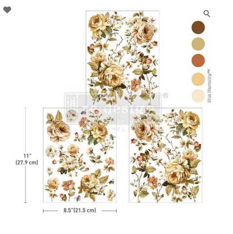 Belle Époque Blooms- Redesign with Prima Decor Middy Transfer Q3 2025 Release