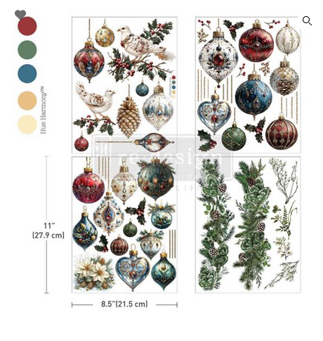 Gilded Elegance - Redesign with Prima Decor Middy Transfer Q3 2025 Release Christmas Angels