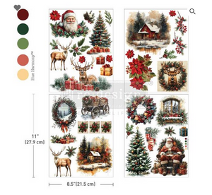 Yuletide Nostalgia - Redesign with Prima Decor Middy Transfer Q3 2025 Release Christmas