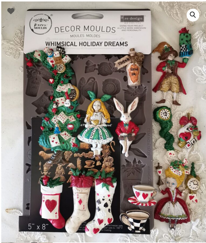 Whimsical Holiday Dreams Christmas DIY Mold ReDesign by Prima Decor Mould Chocolate Mould Resin Mould Furniture Flip  Mould Q3 2025