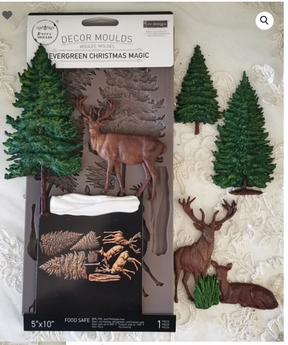 Evergreen Christmas Magic Ornament Christmas DIY Tree Mold ReDesign by Prima Decor Mould Chocolate Mould Resin Furniture Flip Mould Q3 2025