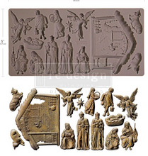 Holy Night Nativity Ornament Christmas DIY Tree Mold ReDesign by Prima Decor Mould Chocolate Mould Resin Furniture Flip Mould Q3 2025