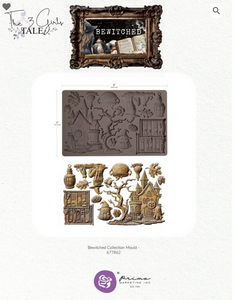 Bewitched Decor Mould Halloween Decor Mould Chocolate Mould Resin  Furniture Flip  Mould Q2 2025