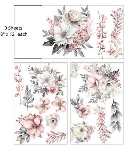 Tea Party Bouquet  Transfer Belles And Whistles By Dixie Belle