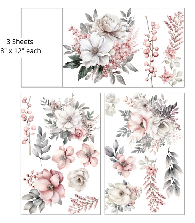 Tea Party Bouquet  Transfer Belles And Whistles By Dixie Belle