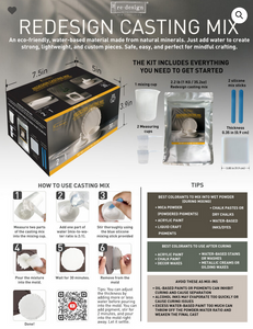 Redesign Casting Mix Kit - Perfect for Silicon Moulds
