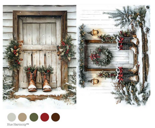 Silent Night Sparkle Christmas Decoupage Paper – A4 Redesign by Prima  Decoupage Paper Q4 2025