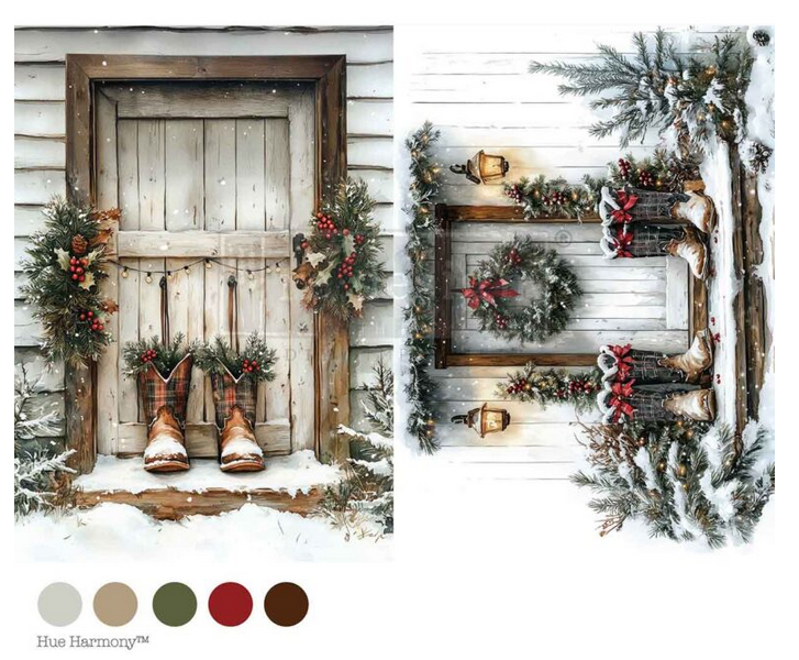 Silent Night Sparkle Christmas Decoupage Paper – A4 Redesign by Prima  Decoupage Paper Q4 2025