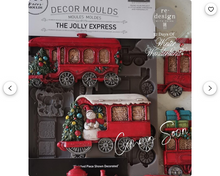 The Jolly Express Christmas Train  Christmas Tree Mold ReDesign by Prima Decor Mould Chocolate Mould Resin Mould Furniture Flip Mould Q3 2025