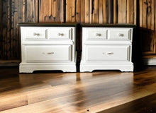 Custom Painted  Night Stands in Antique Villa OHE