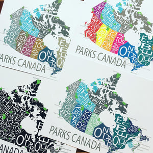 MAP12 Parks Canada Print