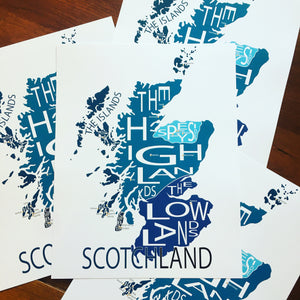 MAP5 SCOTCHLAND Print