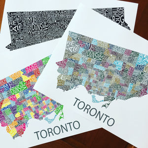 MAP8 Map of Toronto Print