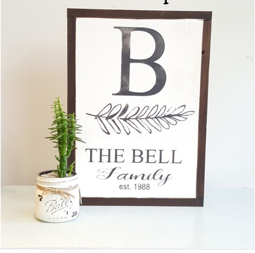 DIY KIT - Family Name Sign