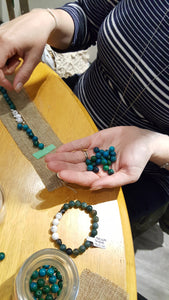 Kids Birthday Party Project - Beaded Mala Bracelets