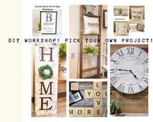Private Party Project - Pick Your DIY Project - Multi Project Options