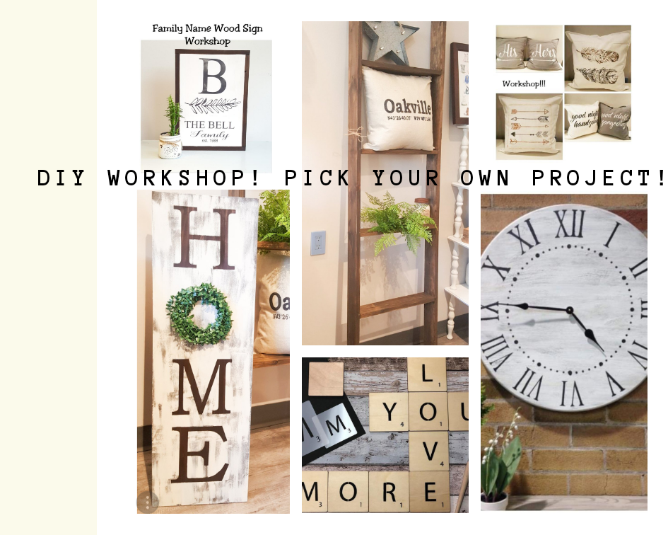 Private Party Project - Pick Your DIY Project - Multi Project Options