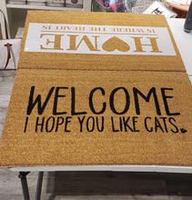 DROP IN: DIY Project- Decorate Your Own Front Door Mat