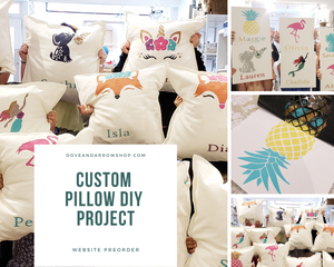 Kids Birthday Party Project - Kids Custom Pillow