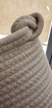Cream and Black Two Tone Nesting Baskets with Handles