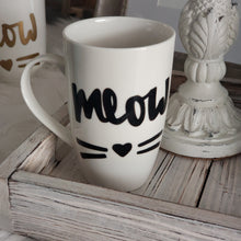 "Meow" Latte Mug