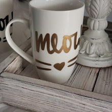 "Meow" Latte Mug