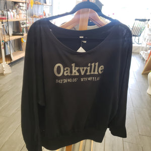 Oakville Flowy Shirt - Silver Text