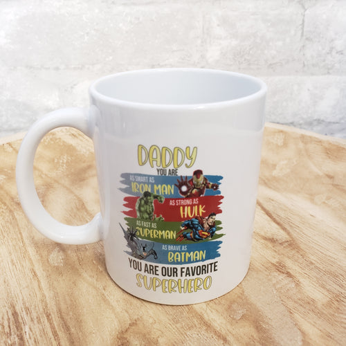 Daddy Superhero Mug Father's Day Mug