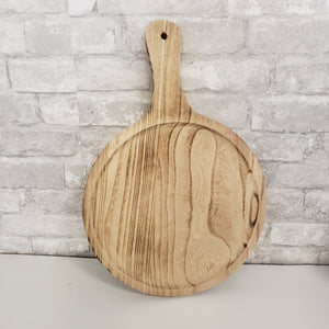 Round Charcuterie Wood Serving Board Board