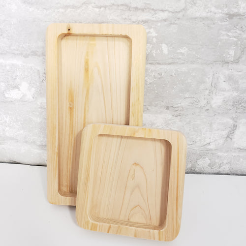 Japanese Cypress Tray - Ring Dish - Soap Dish - 2 sizes