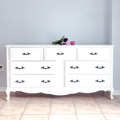 French Provincial Low Dresser / Buffet / TV Unit  in Casement