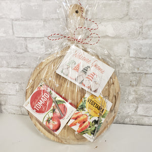 Hostess Gift - Christmas Gift Basket with Charcuterie Board