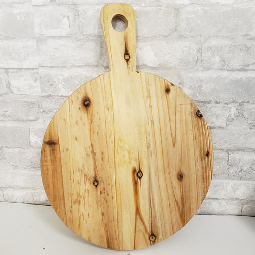 Round Pizza Charcuterie Wood Serving Cutting Board Board