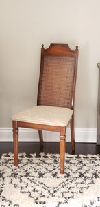 Cane Back Dining Chairs Set of Four
