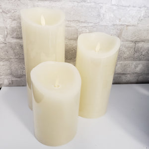Flameless LED Candle - Real Wax - 3 Size Options