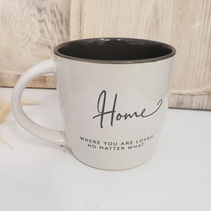 Home Where You are Loved No Matter What Ceramic Mug