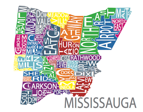 MAP3 Map of Mississauga Print