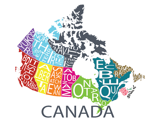 MAP4 Canada Print