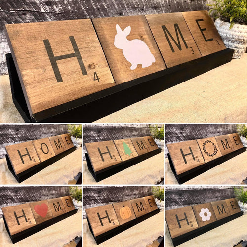 DIY KIT - Scrabble Tile Home Sign