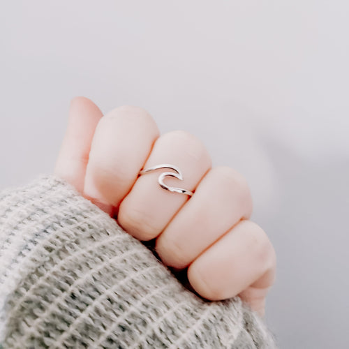 Wave Ring - Sterling Silver