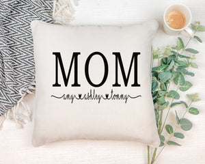 DIY KIT - Mom Grandma Gigi Nana - Family Name Pillow