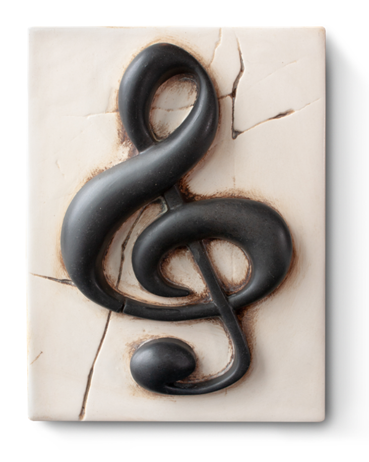 T06 TREBLE CLEF  - Sid Dickens Tile - Retired