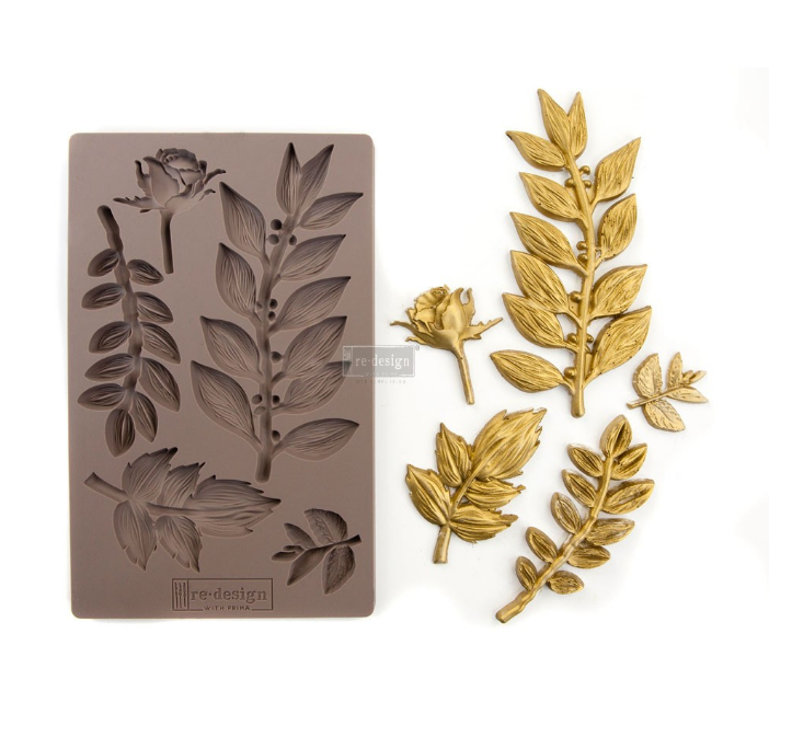 Leafy Blossoms Decor Mould by reDesign by Prima