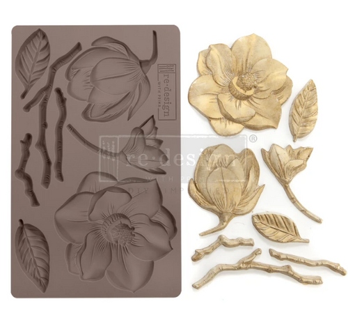 Winter Blooms Decor Mould by reDesign by Prima