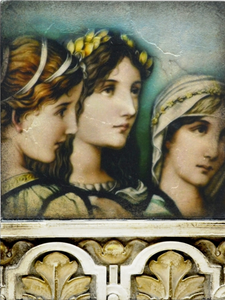 T537 The Three Graces  - Sid Dickens Tile