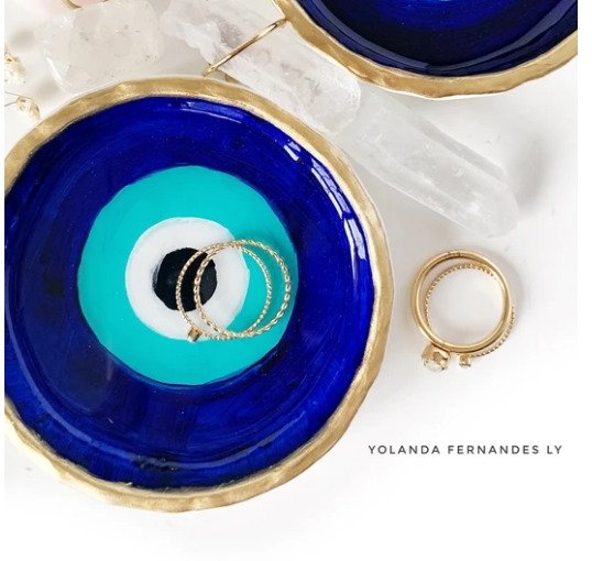 Evil Eye - Resin Ring Dish