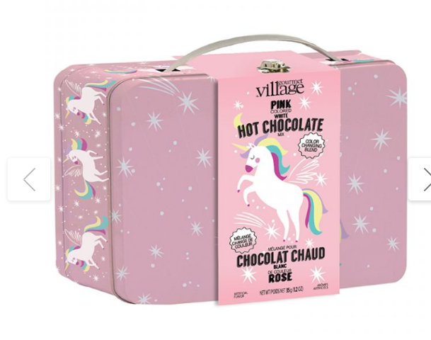 Unicorn Hot Chocolate Mix with Lunch Box Gift Set - Gourmet Village