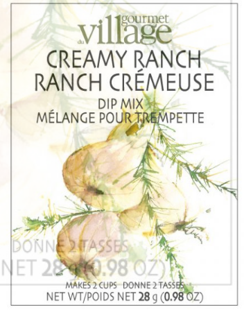 Creamy Ranch Dip Mix - Gourmet Village